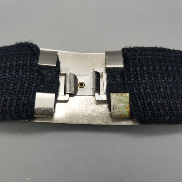 Vintage Metal Fish Scale Stretch Silver Belt - Picture 9 of 9